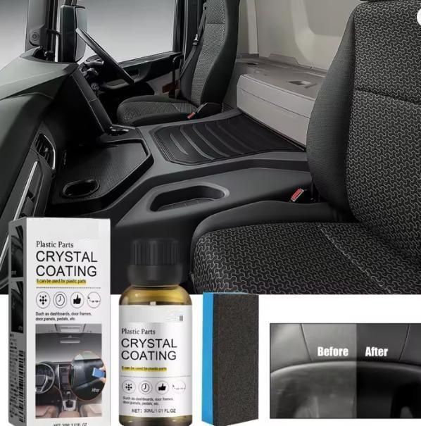 Tekvaro™ Crystal Coat – Ultimate Dashboard & Interior Restorer