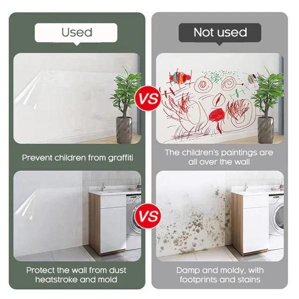 Transparent Electrostatic Wall Protection Film Buy 1 Get 1 Free