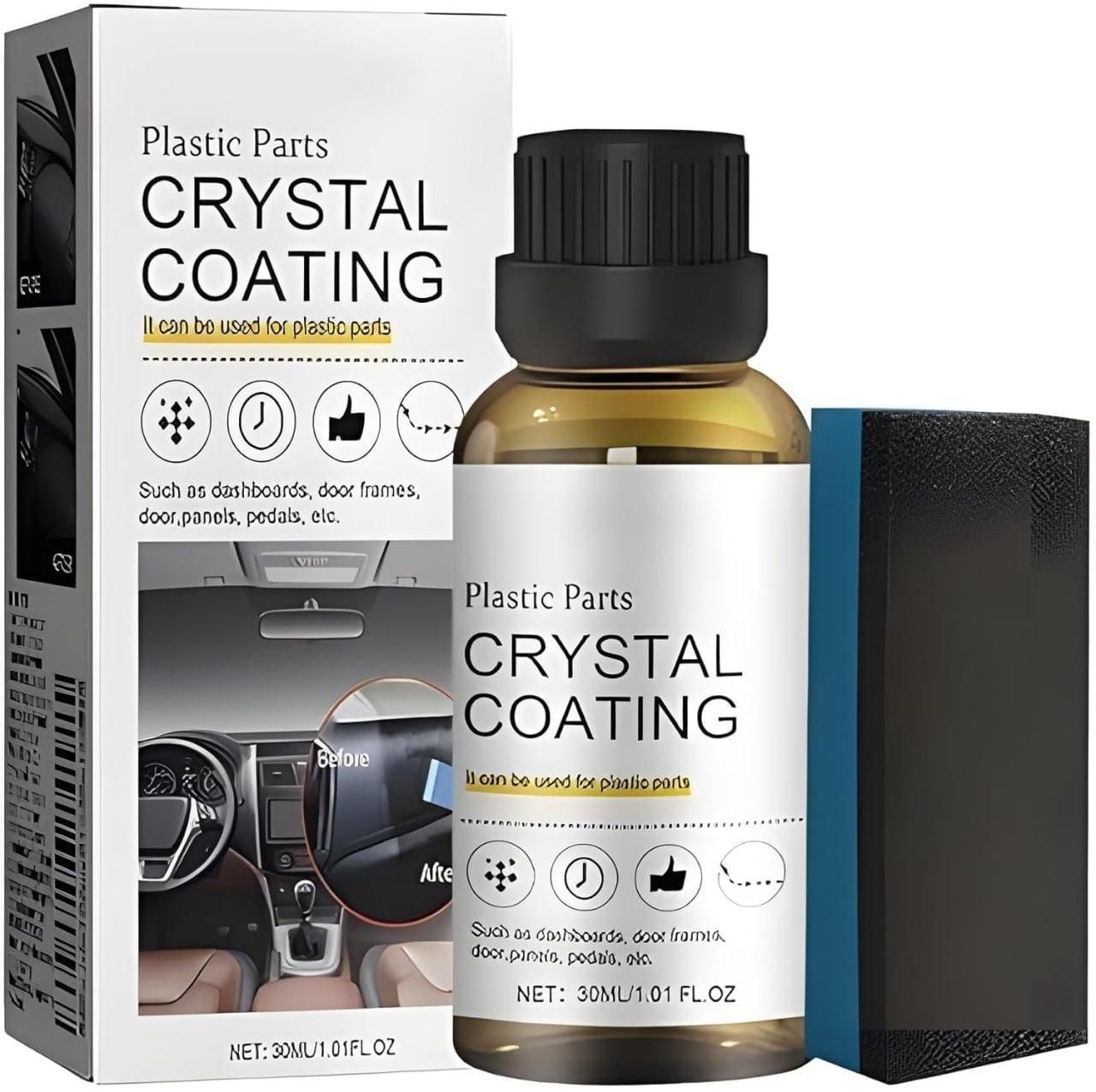 Tekvaro™ Crystal Coat – Ultimate Dashboard & Interior Restorer