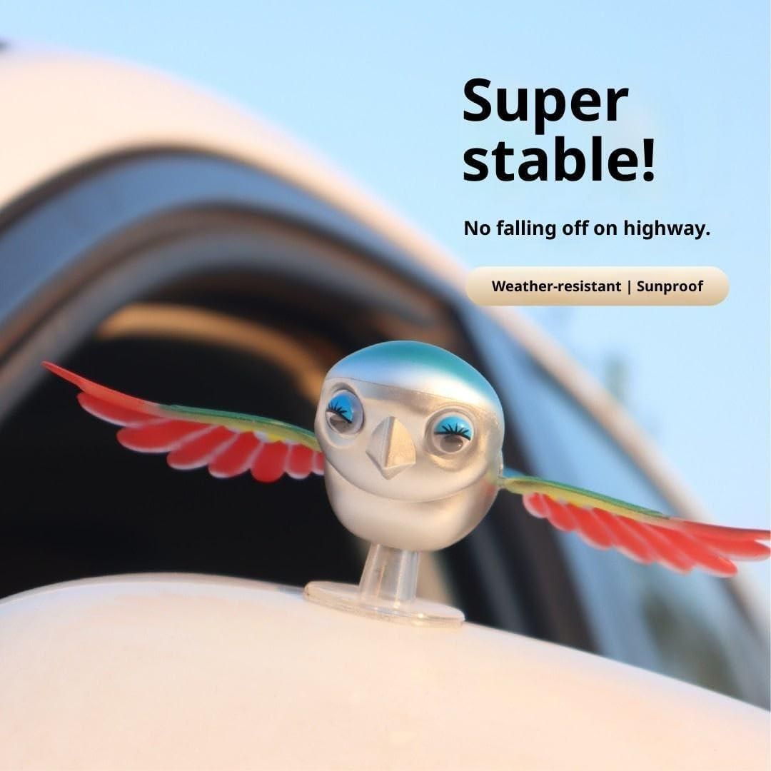 Flying Bird Car & Bike Decoration with Flapping Wings