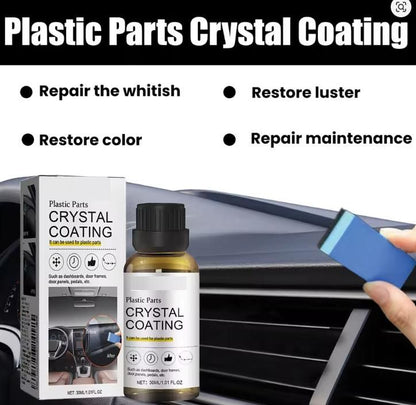 Tekvaro™ Crystal Coat – Ultimate Dashboard & Interior Restorer