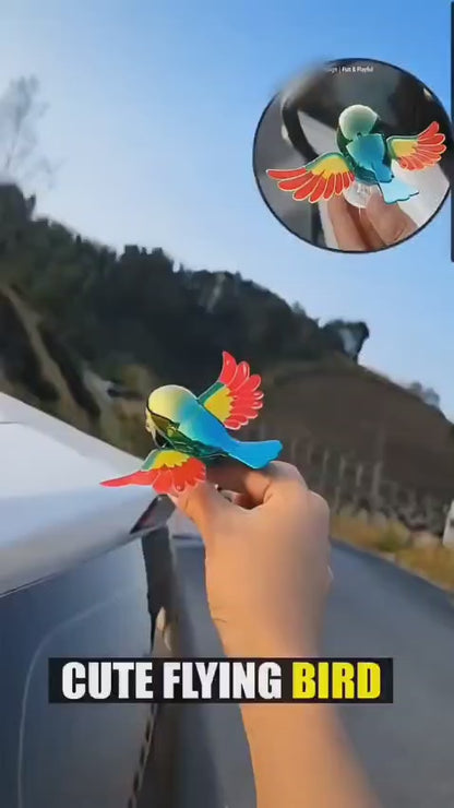 Flying Bird Car & Bike Decoration with Flapping Wings